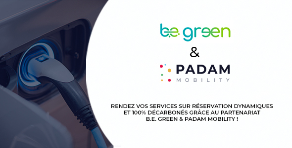 Partenariat Padam Mobility et Be green